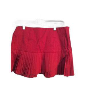 Finity Studio Size 6 Red Pleated Mini Skirt Womens VNC